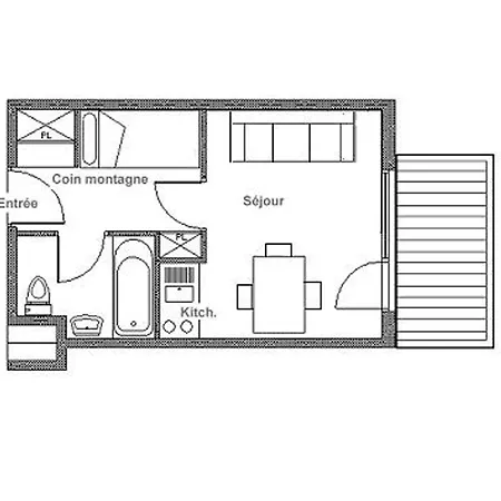 **studio Renove A Reberty, Proche Pistes, Balcon, Coin Montagne Et Parking Gratuit** - Fr-1-344-859 圣马丁德贝尔维尔